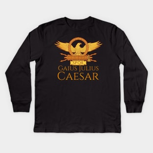 Gaius Julius Caesar Kids Long Sleeve T-Shirt